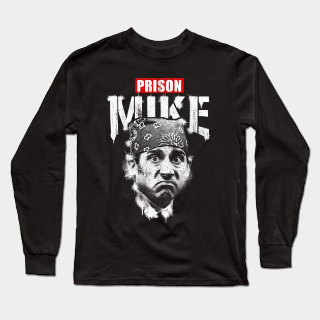 Prison Mike - The Office Long Sleeve T-Shirt by wookiemike